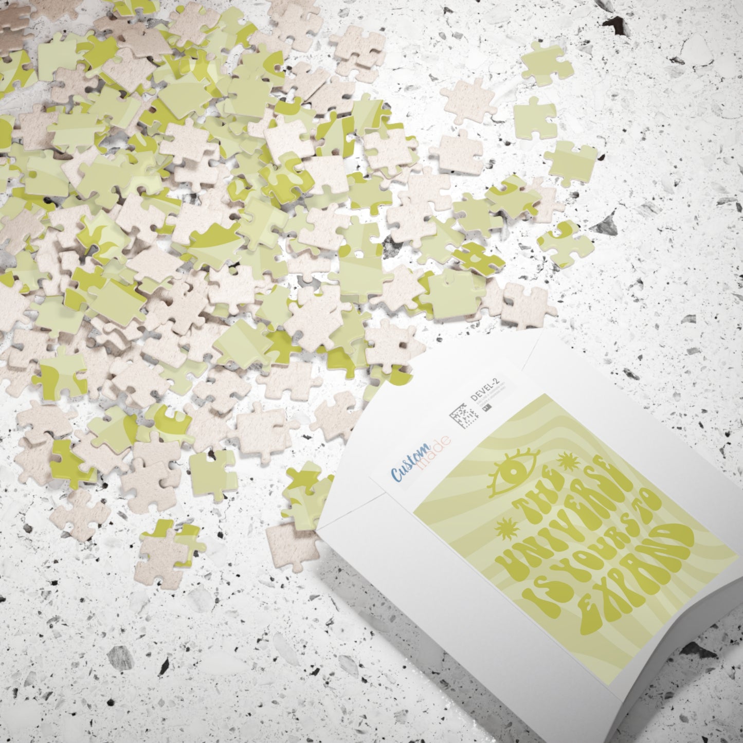 The Universe Is Yours Green Groovy Puzzle (110, 252, 500 piece options)