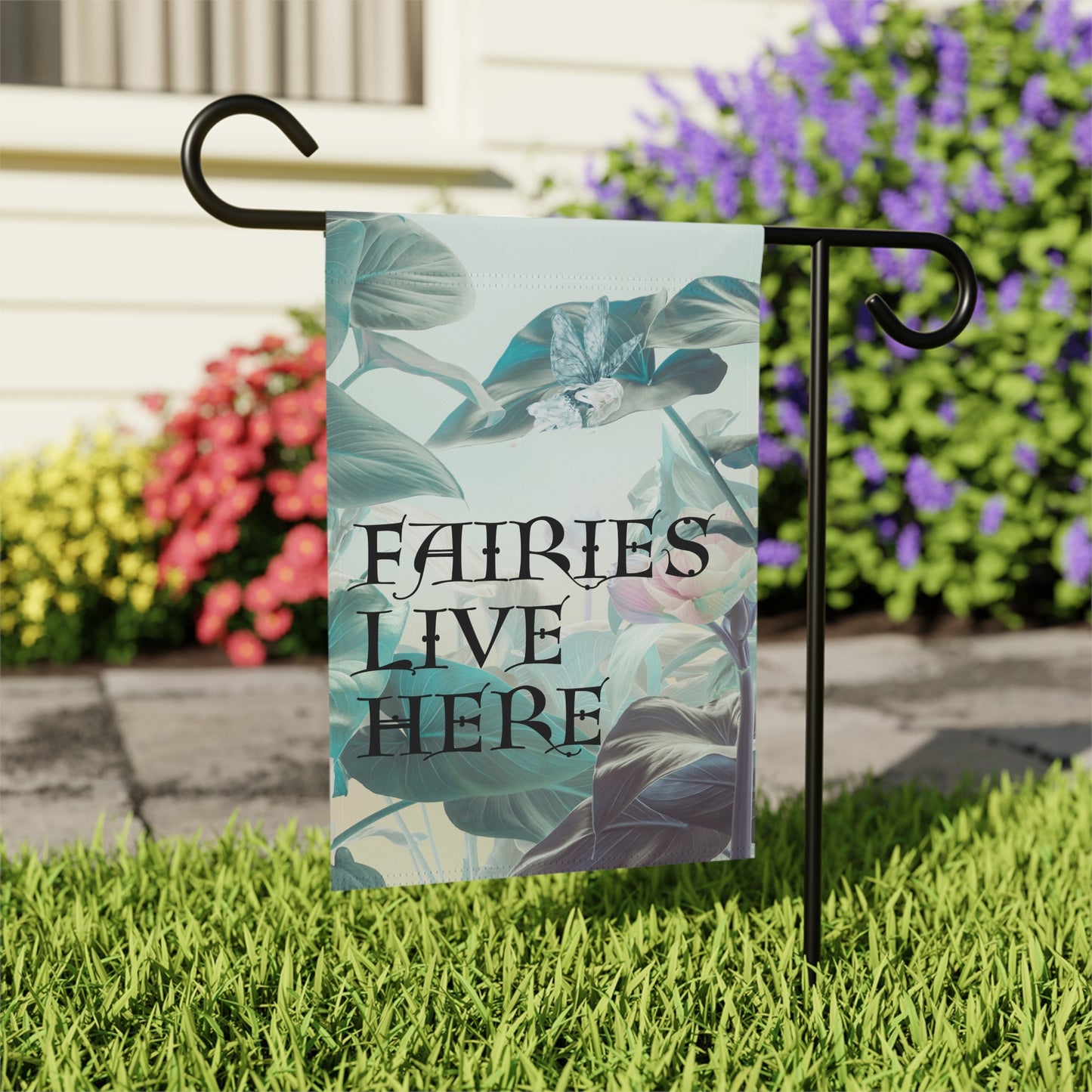 Fairies Live Here Garden Sign