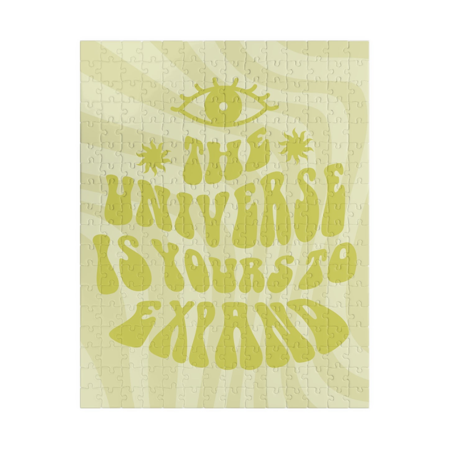 The Universe Is Yours Green Groovy Puzzle (110, 252, 500 piece options)