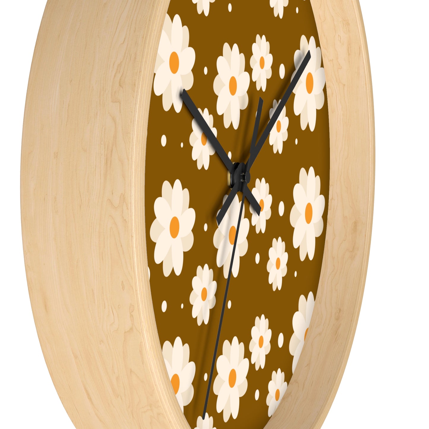 Groovy Daisies Wall Clock