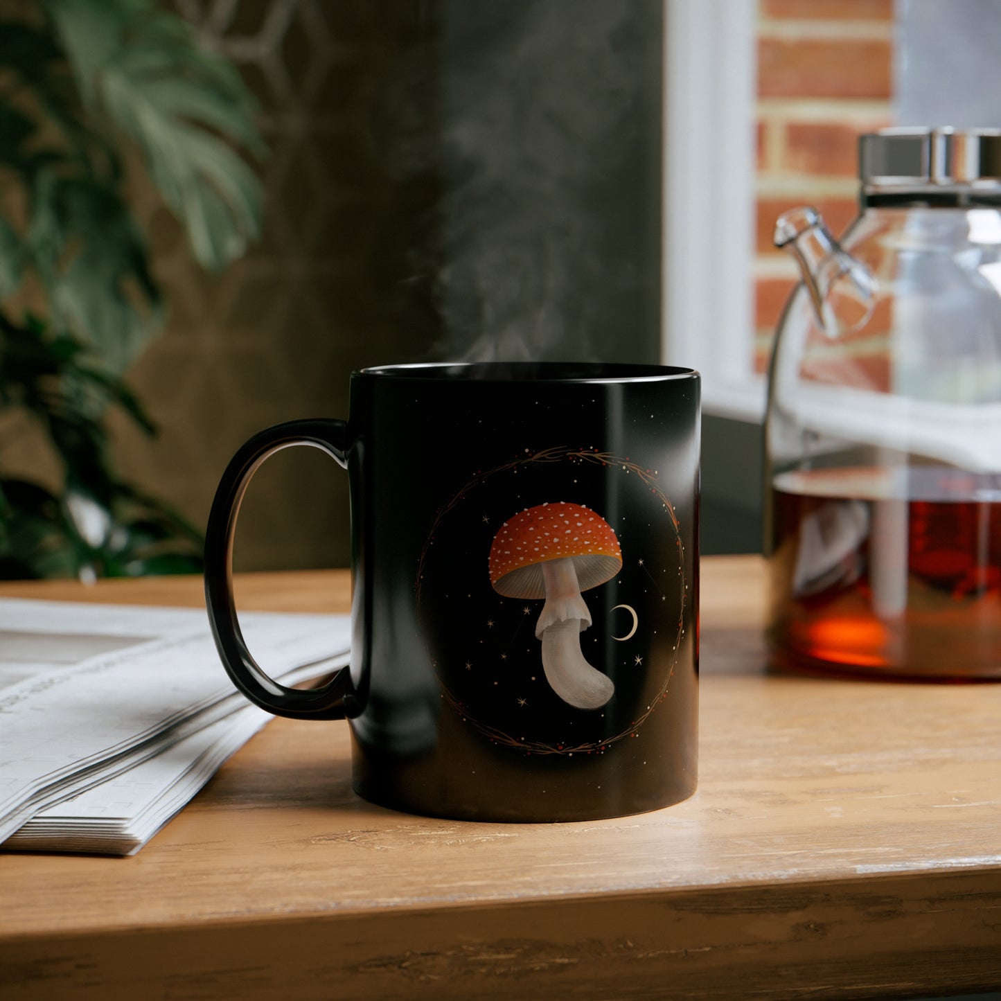 Mushy Black Mug