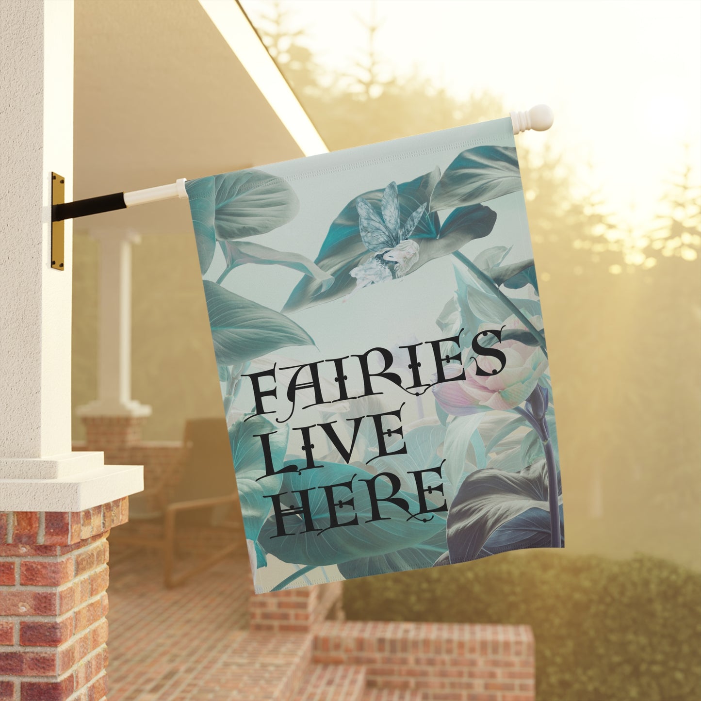 Fairies Live Here Garden Sign