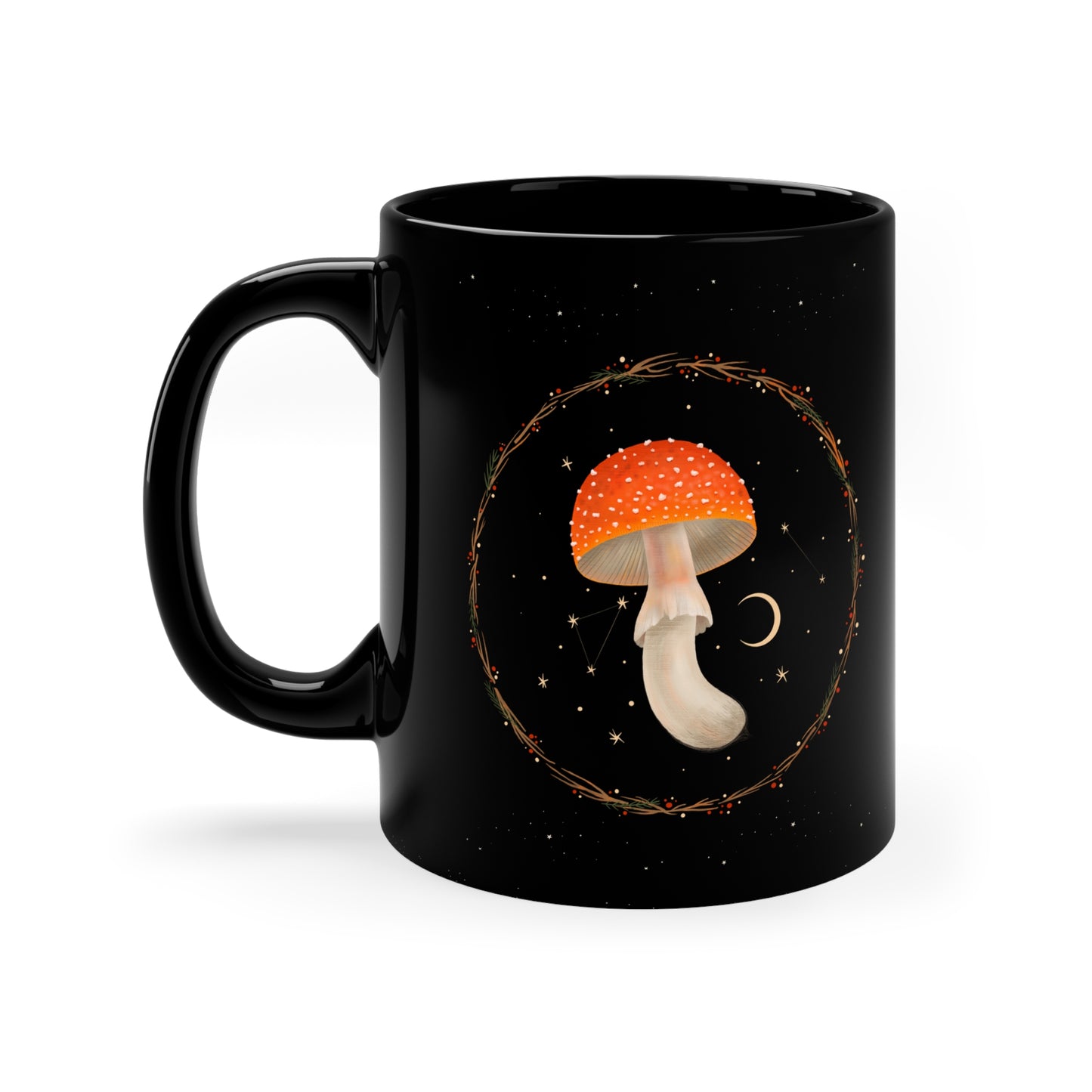 Mushy Black Mug
