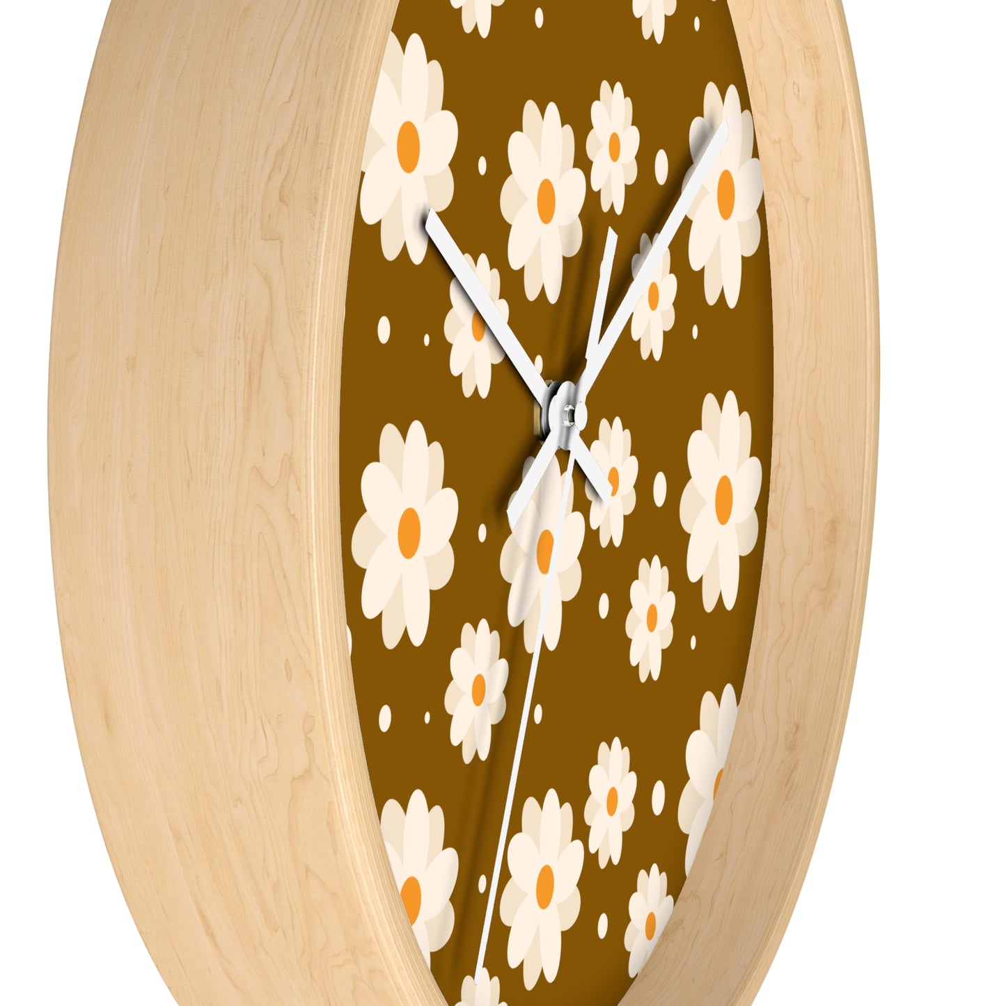 Groovy Daisies Wall Clock