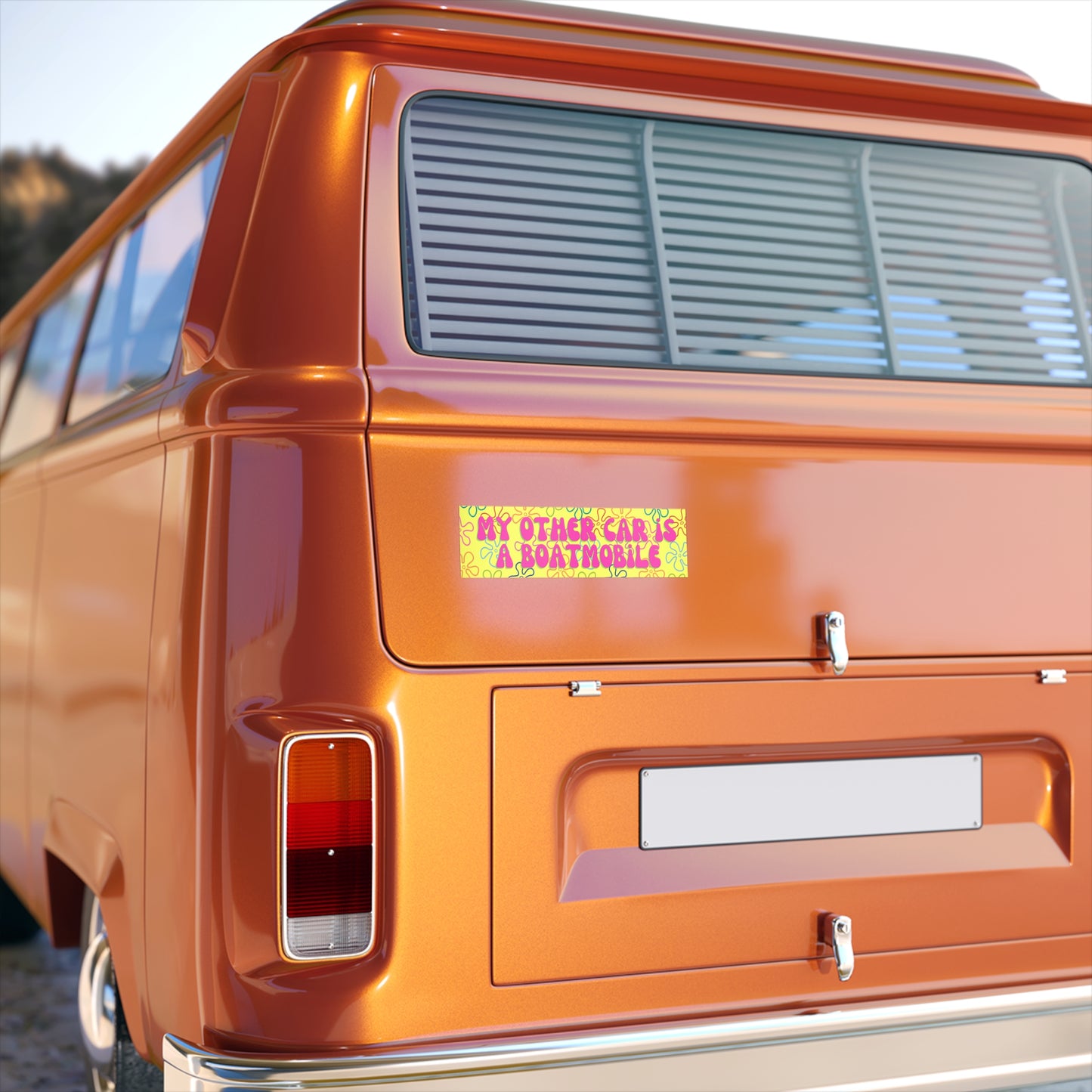 My Other Car Is A Boatmobile Bumper Sticker