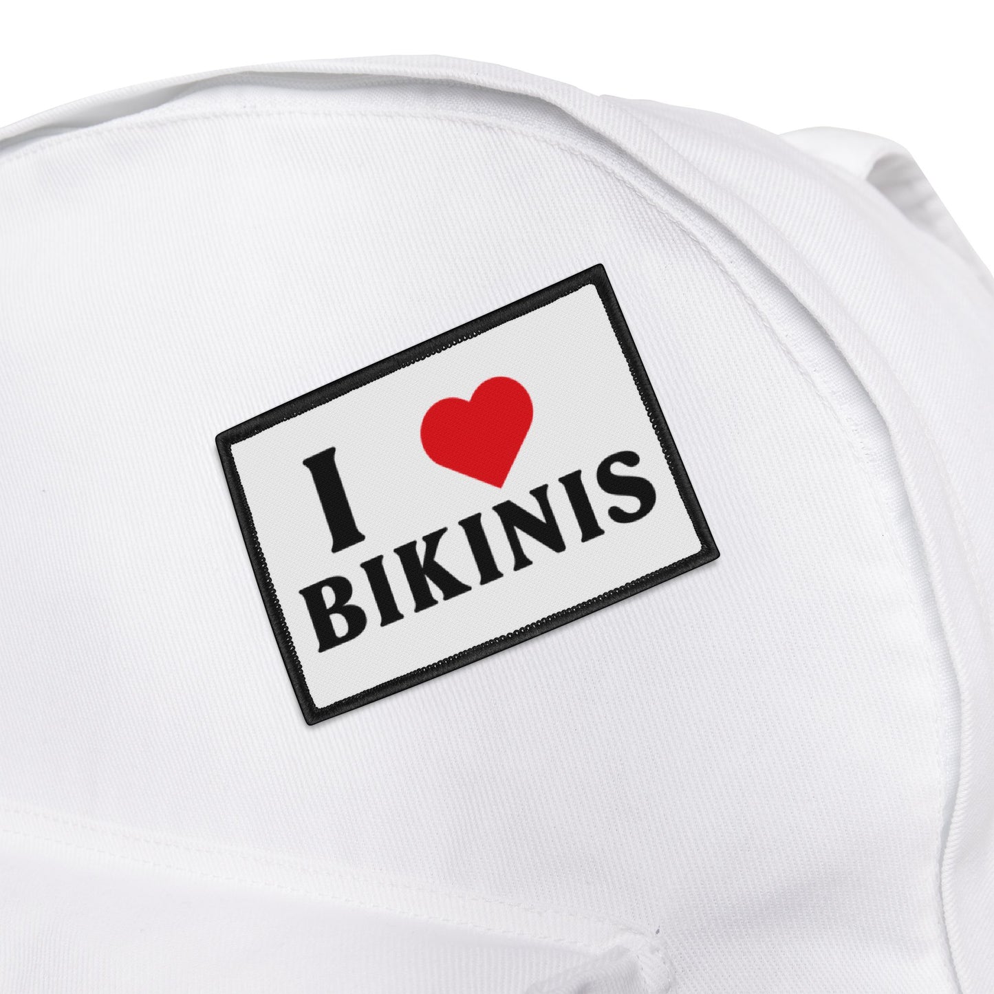 I Love Bikinis Iron-On Patches for Summer Fashion