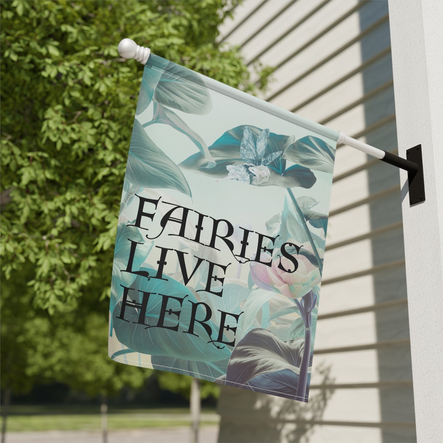 Fairies Live Here Garden Sign