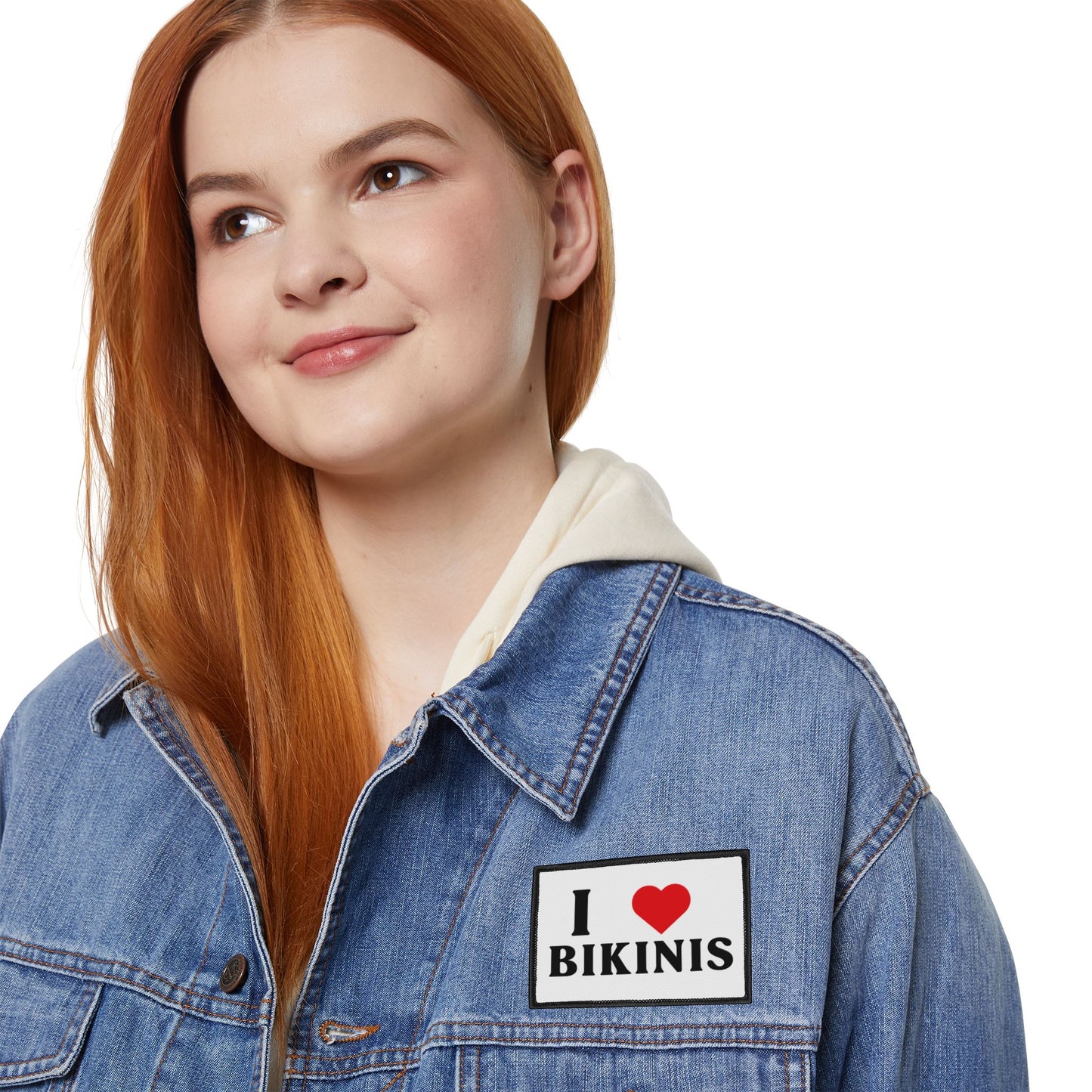 I Love Bikinis Iron-On Patches for Summer Fashion