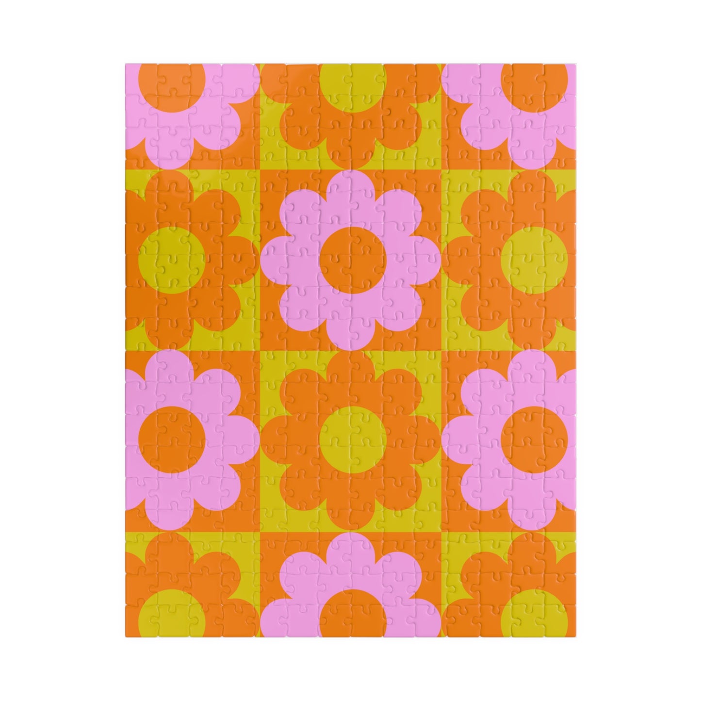 70s Flowers Puzzle (110, 252, 500 piece options)