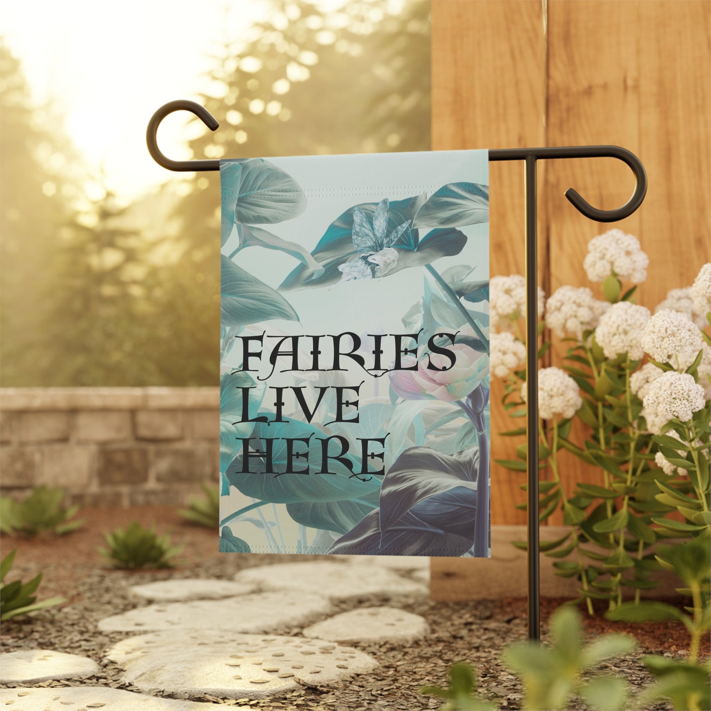 Fairies Live Here Garden Sign