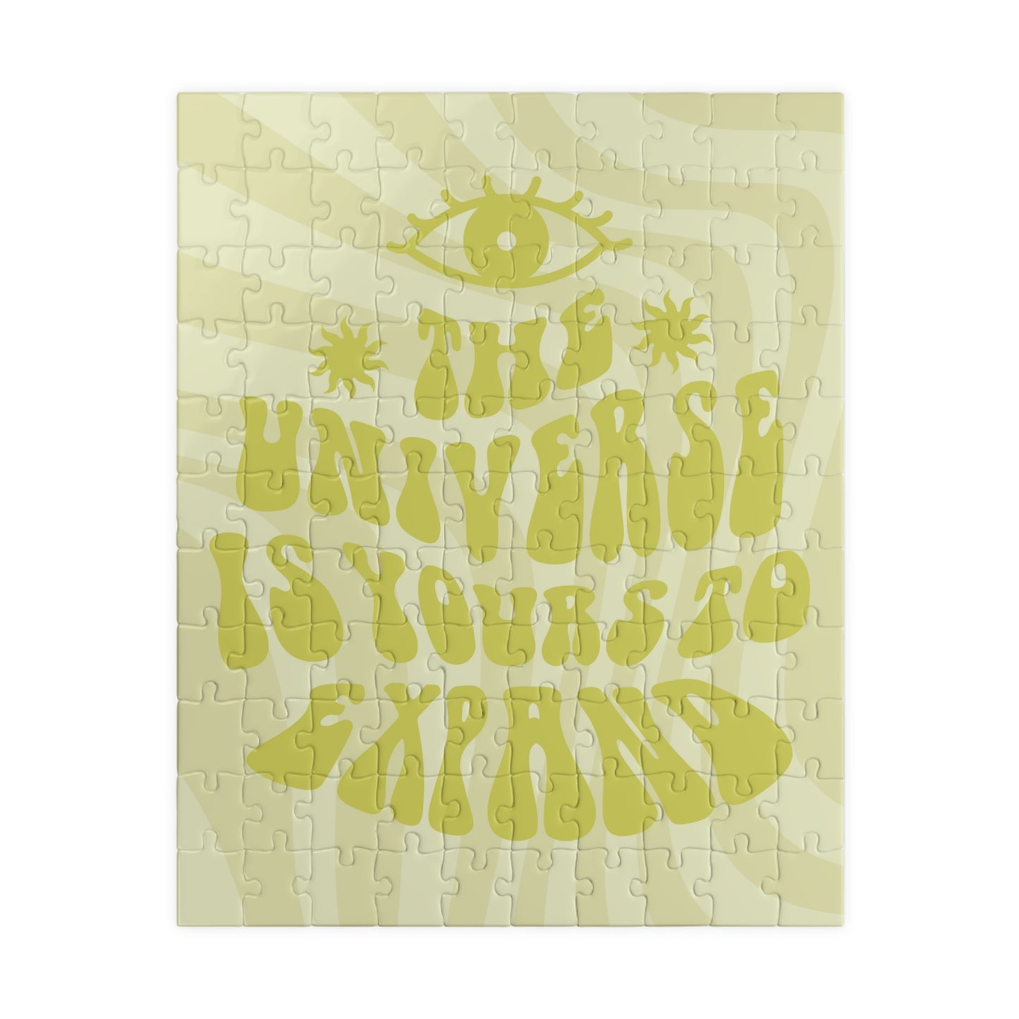 The Universe Is Yours Green Groovy Puzzle (110, 252, 500 piece options)