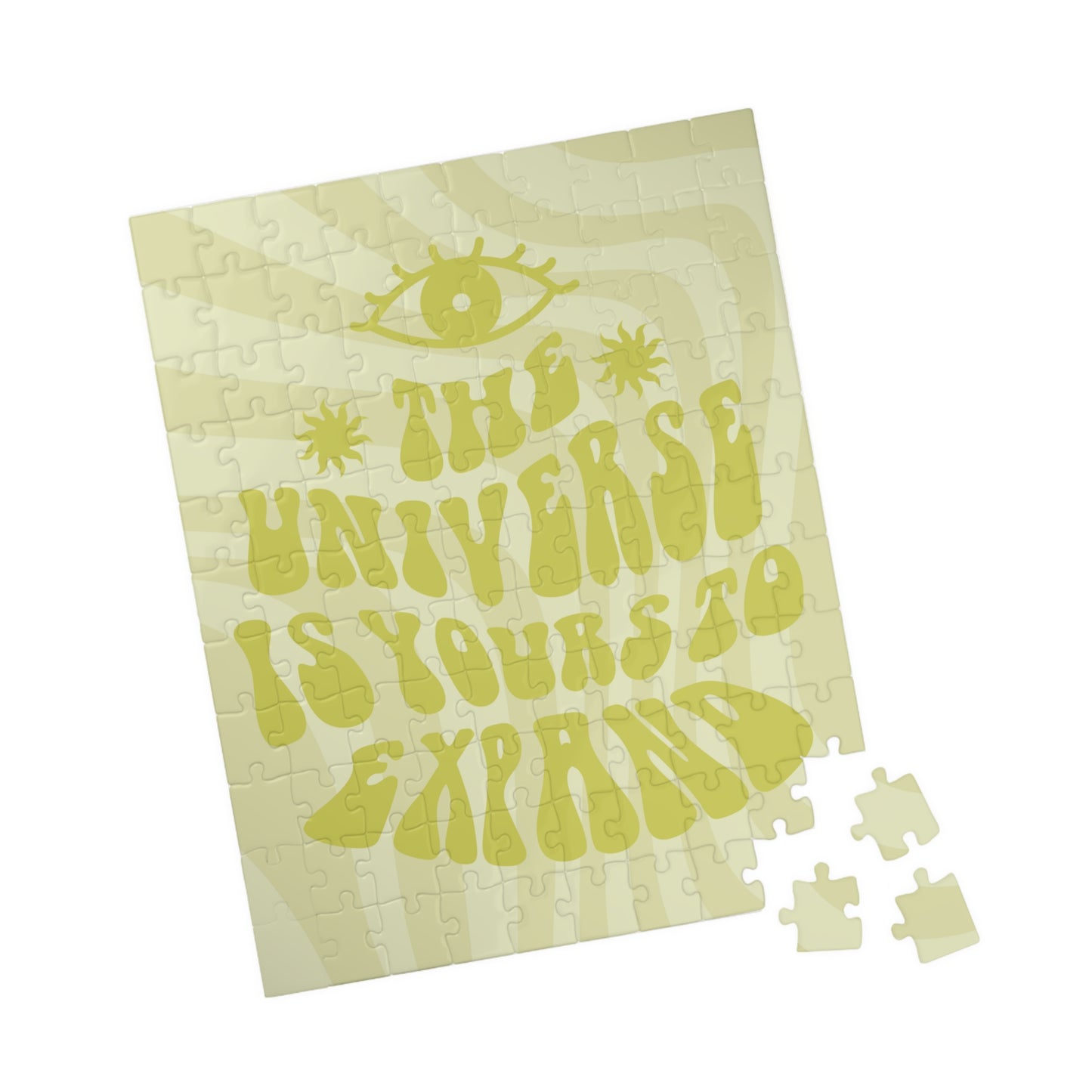 The Universe Is Yours Green Groovy Puzzle (110, 252, 500 piece options)