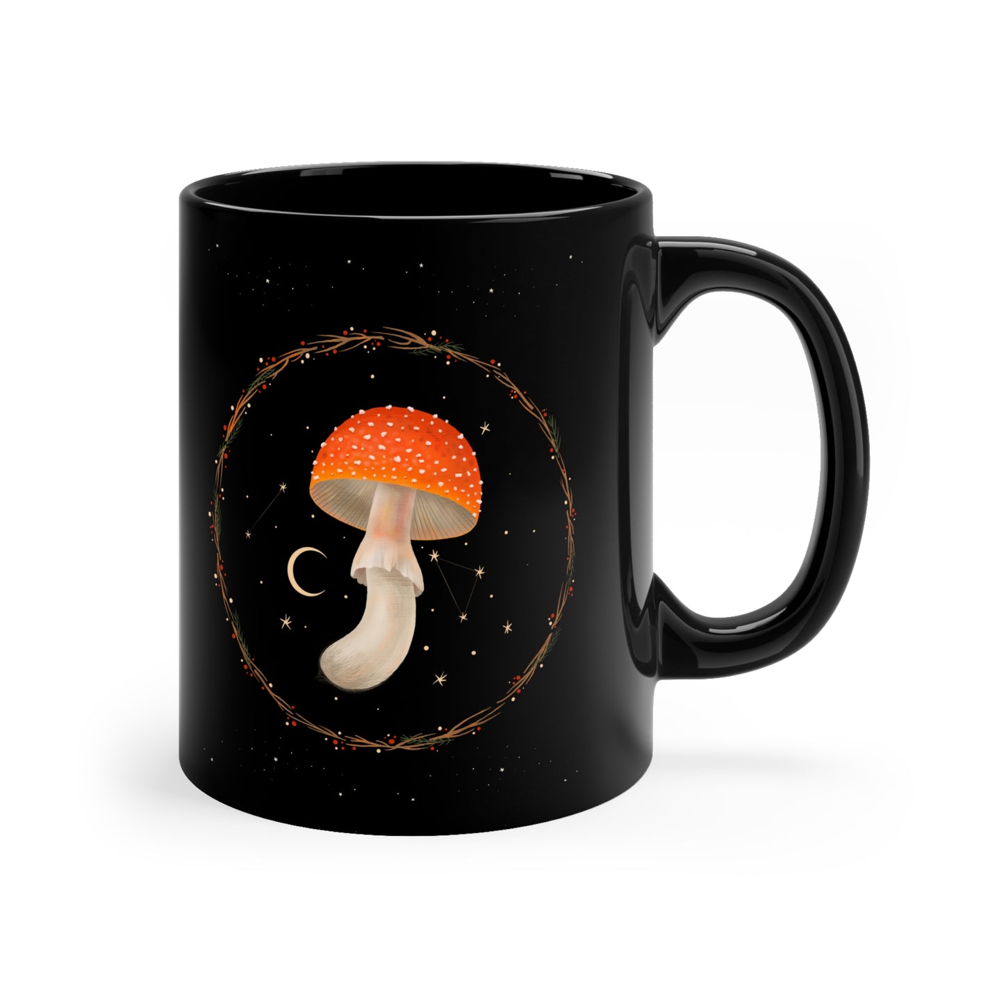 Mushy Black Mug