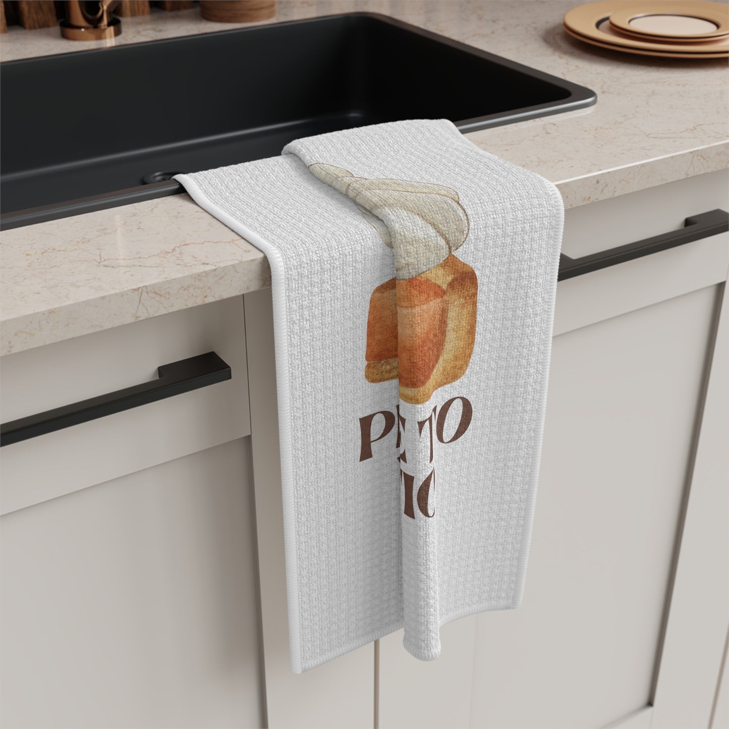 How I Like My Pumpkin Pie Soft Tea Towel