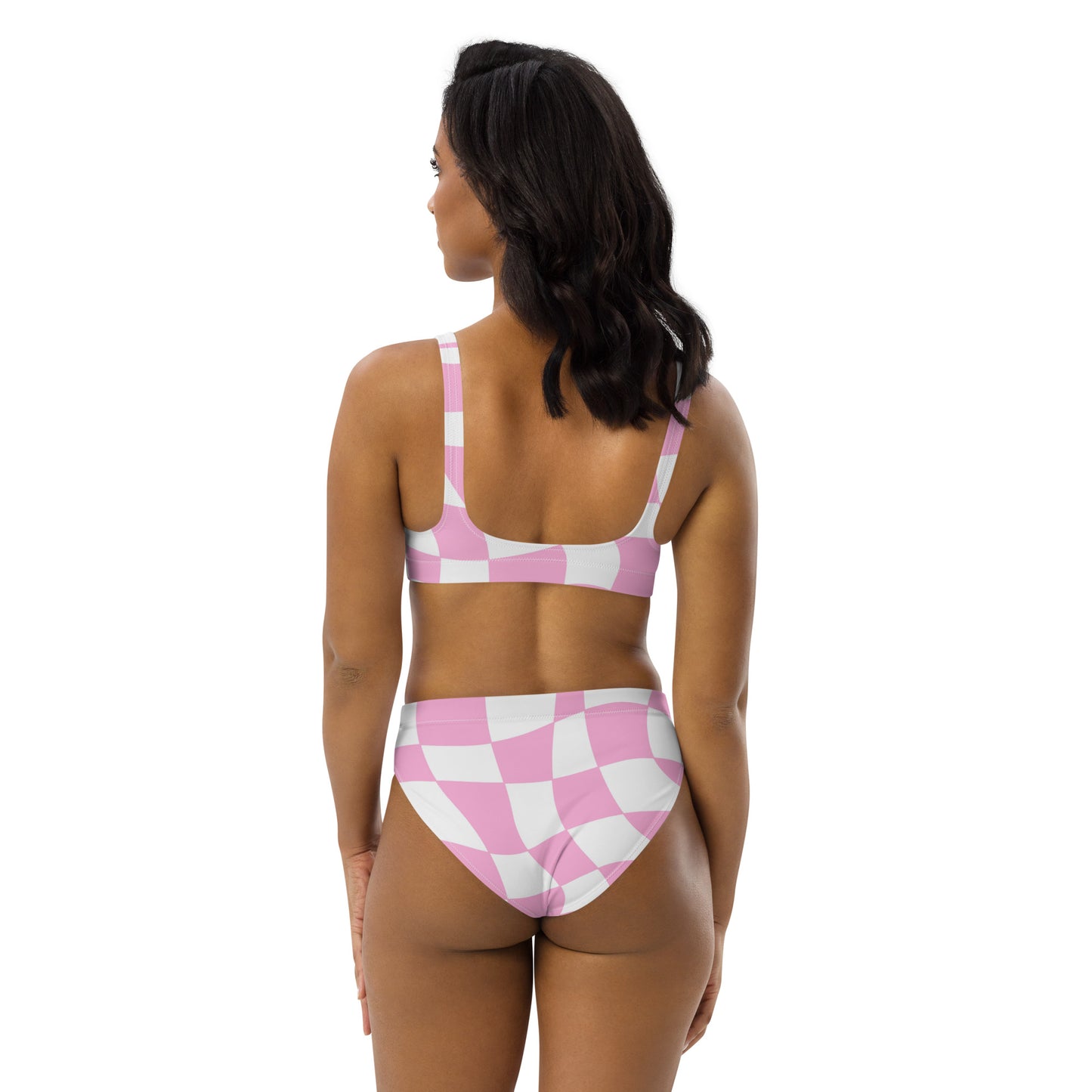 Pink Grid Bikini