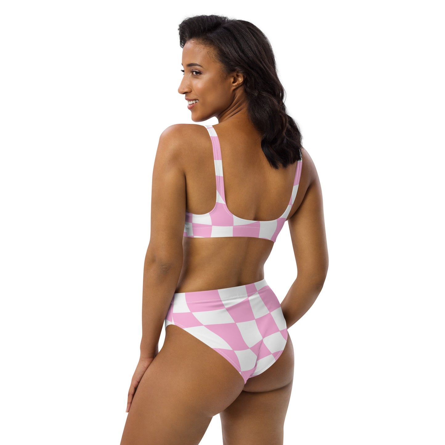 Pink Grid Bikini