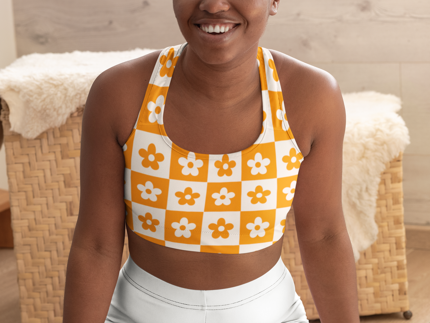 Vintage Flowers Yoga Top