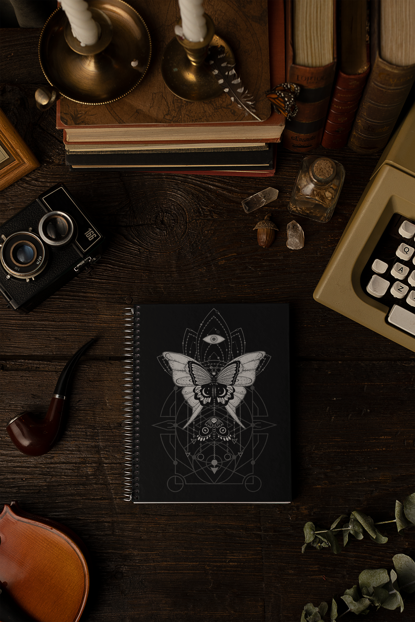 Divine Butterfly Lined Journal