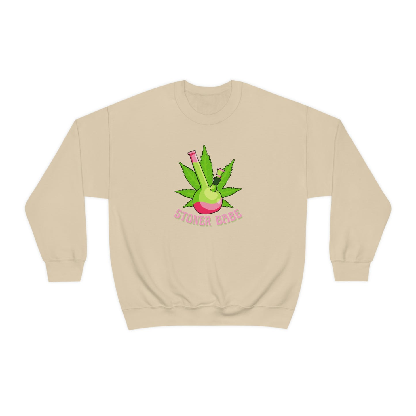 Stoner Babe Bong Sweatshirt
