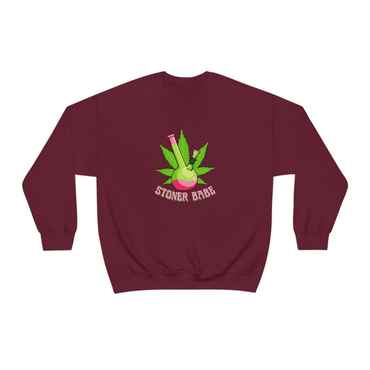 Stoner Babe Bong Sweatshirt