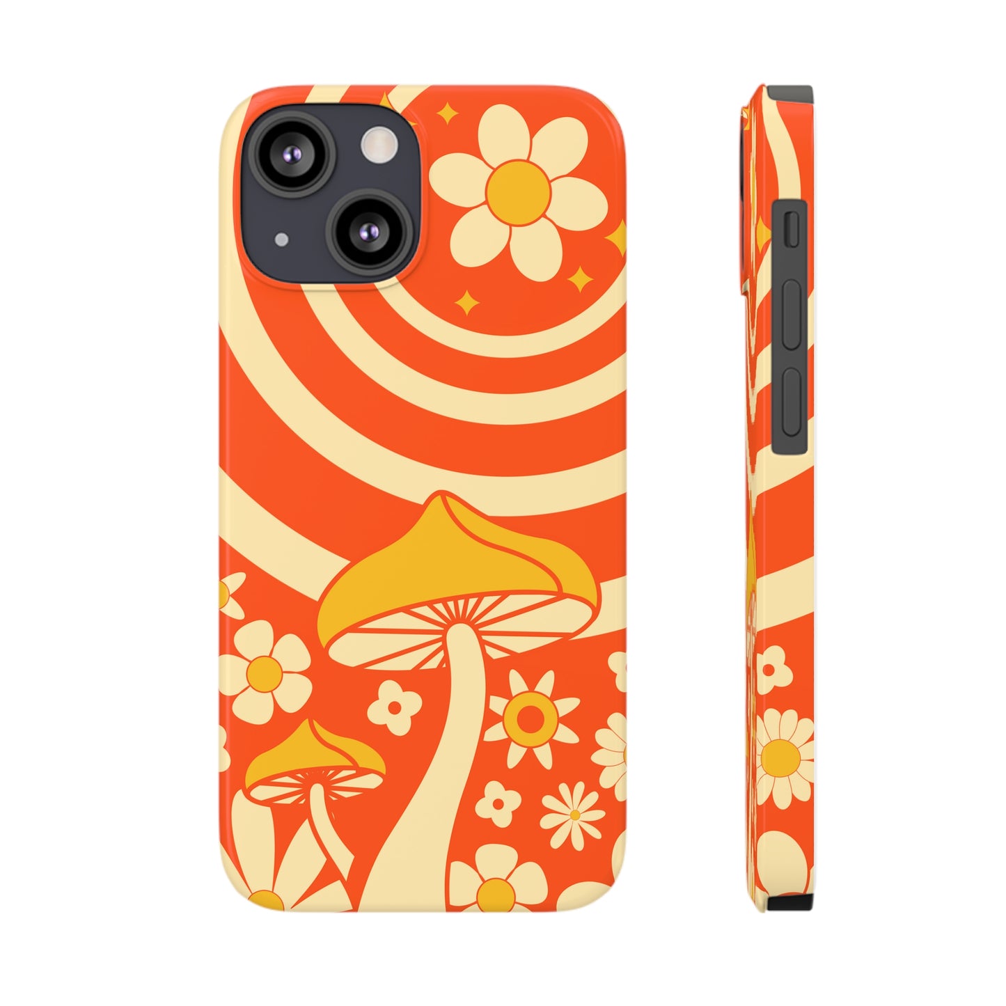 Retro Mushroom Phone Case (26 Phone Types)