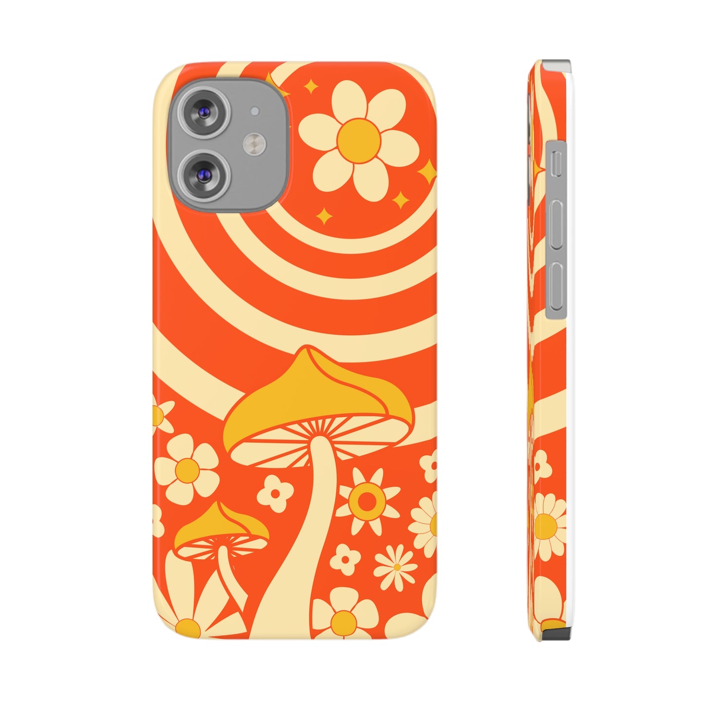 Retro Mushroom Phone Case (26 Phone Types)
