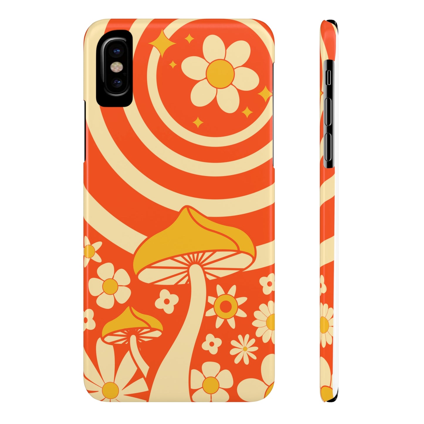 Retro Mushroom Phone Case (26 Phone Types)