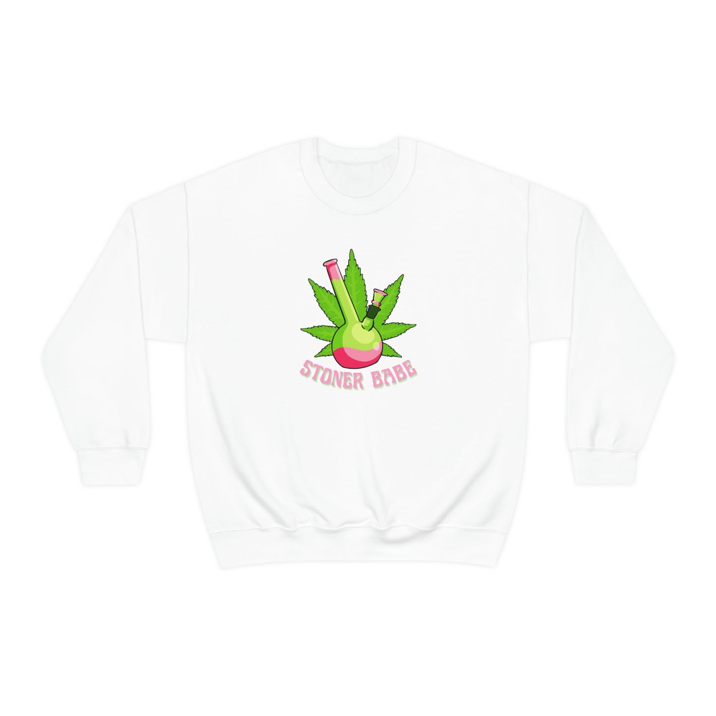 Stoner Babe Bong Sweatshirt