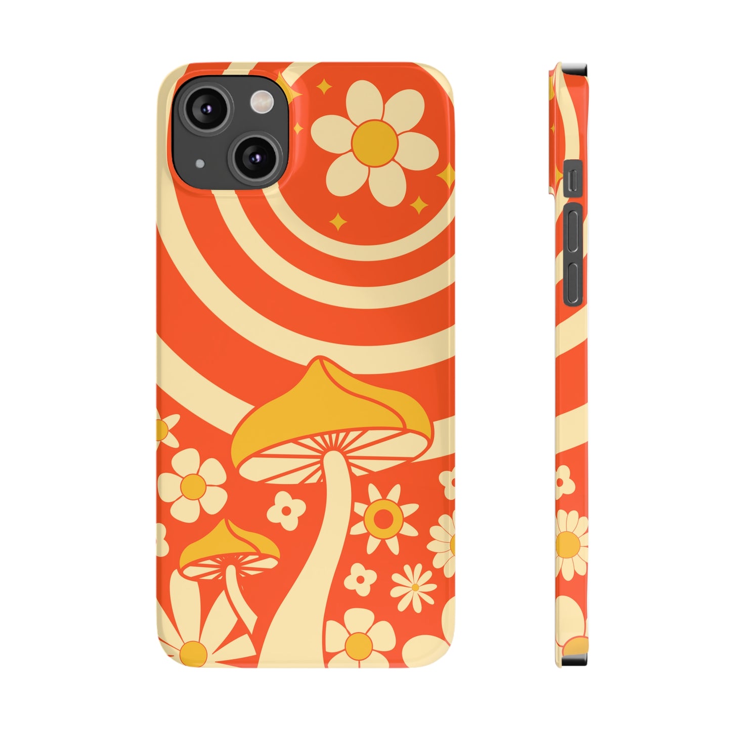 Retro Mushroom Phone Case (26 Phone Types)