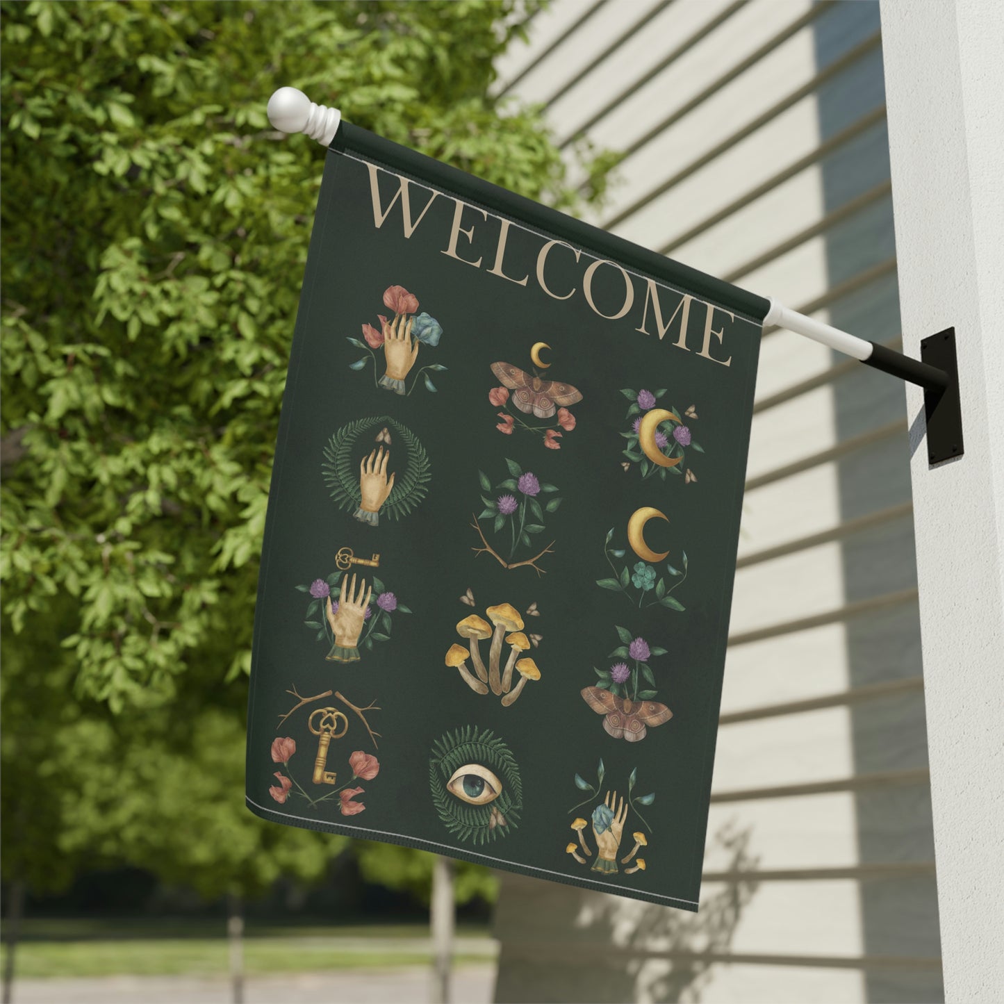 Garden Flag Divine House Sign