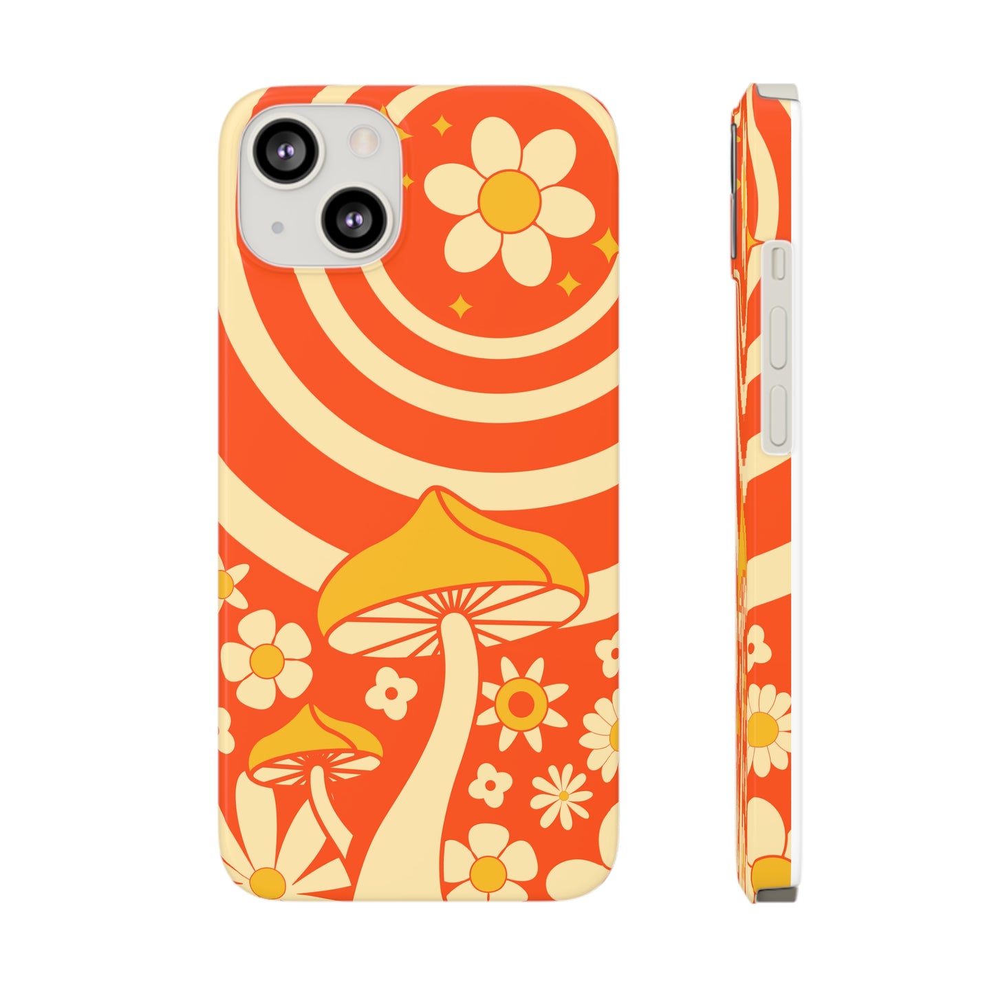 Retro Mushroom Phone Case (26 Phone Types)