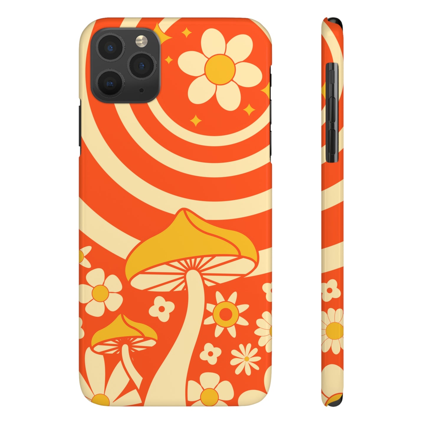 Retro Mushroom Phone Case (26 Phone Types)