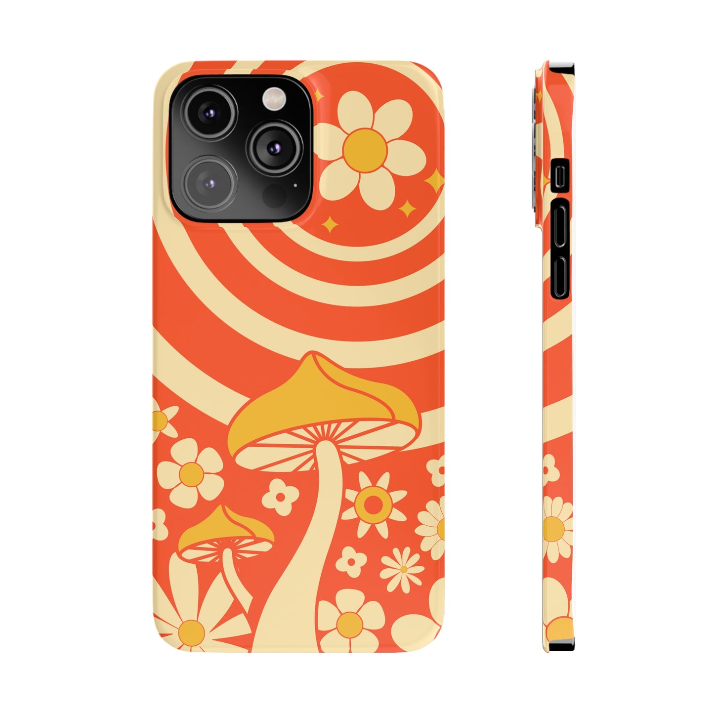 Retro Mushroom Phone Case (26 Phone Types)