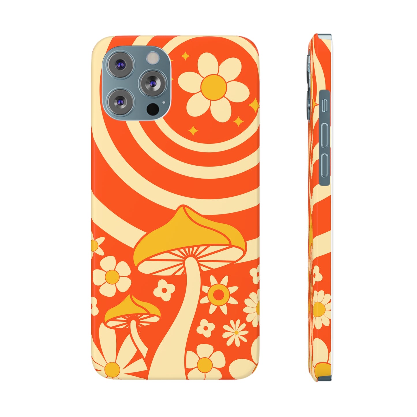 Retro Mushroom Phone Case (26 Phone Types)