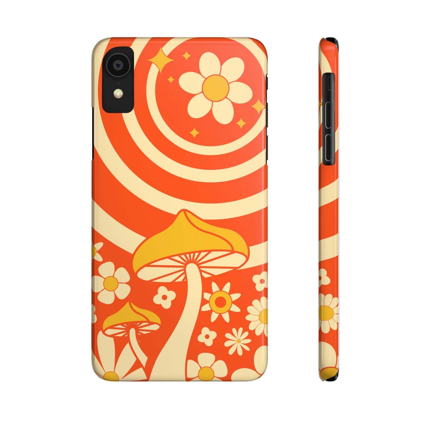 Retro Mushroom Phone Case (26 Phone Types)