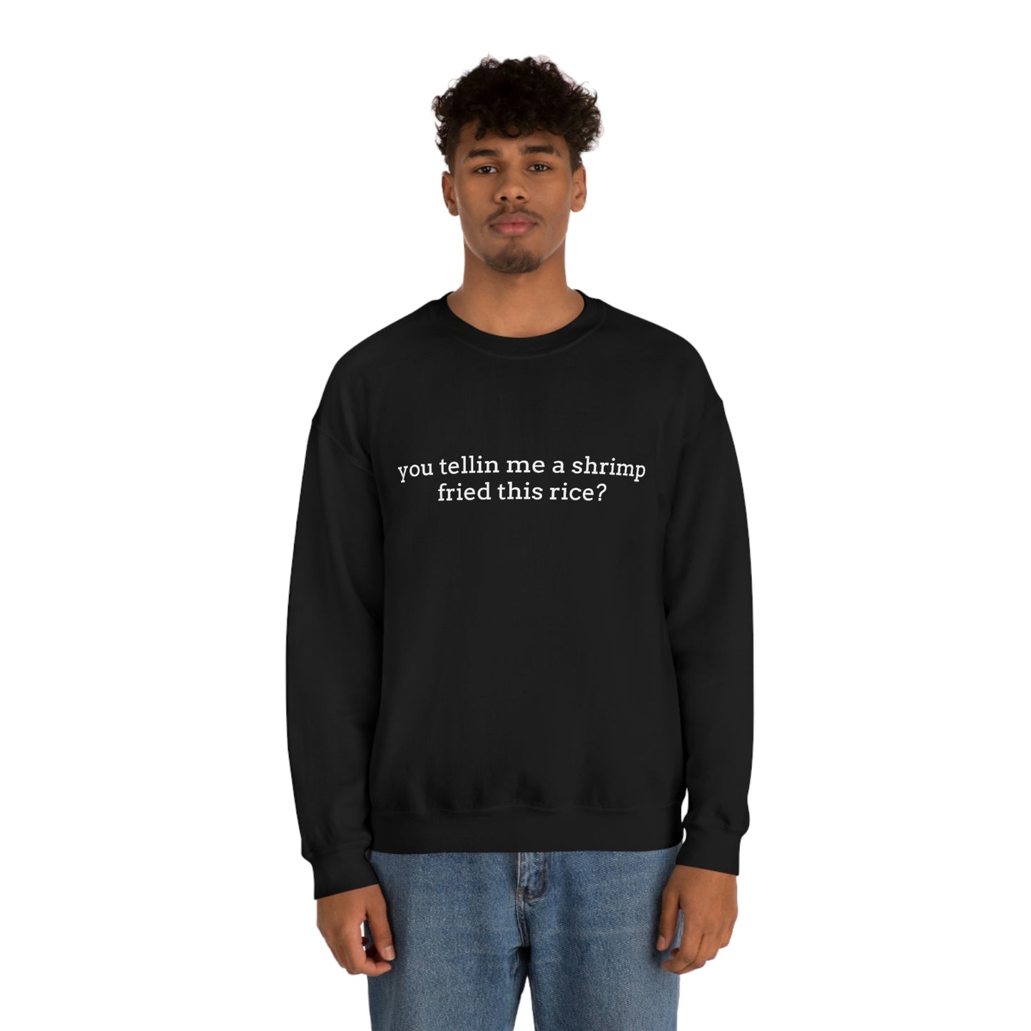 Shrimp Fried Rice Unisex Crewneck Sweater