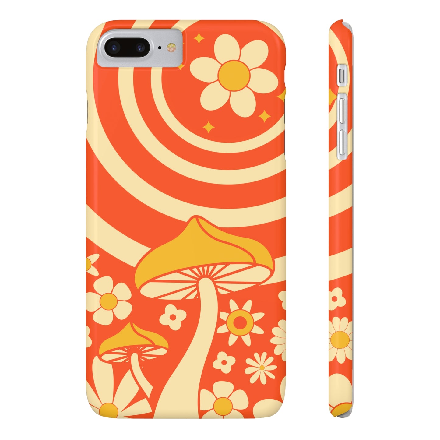 Retro Mushroom Phone Case (26 Phone Types)