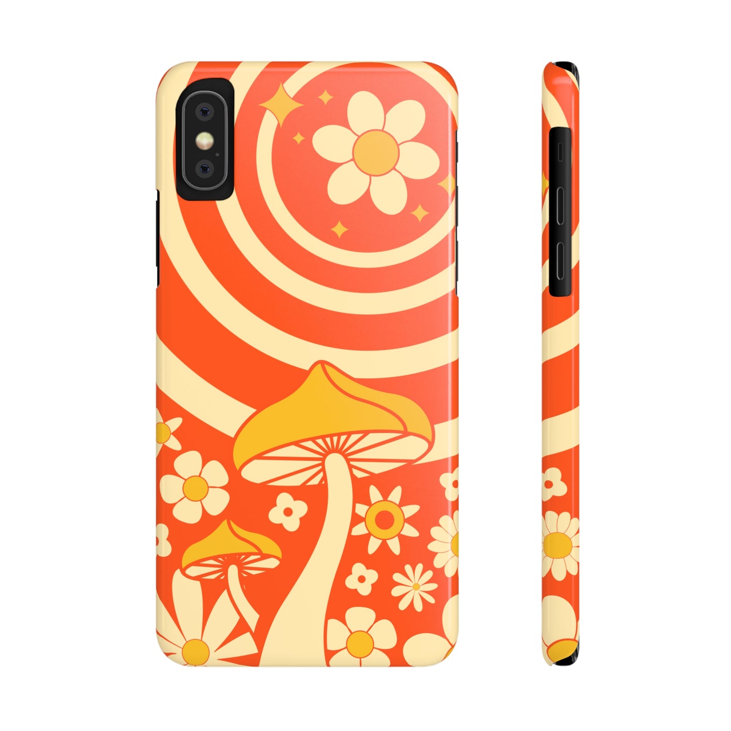 Retro Mushroom Phone Case (26 Phone Types)