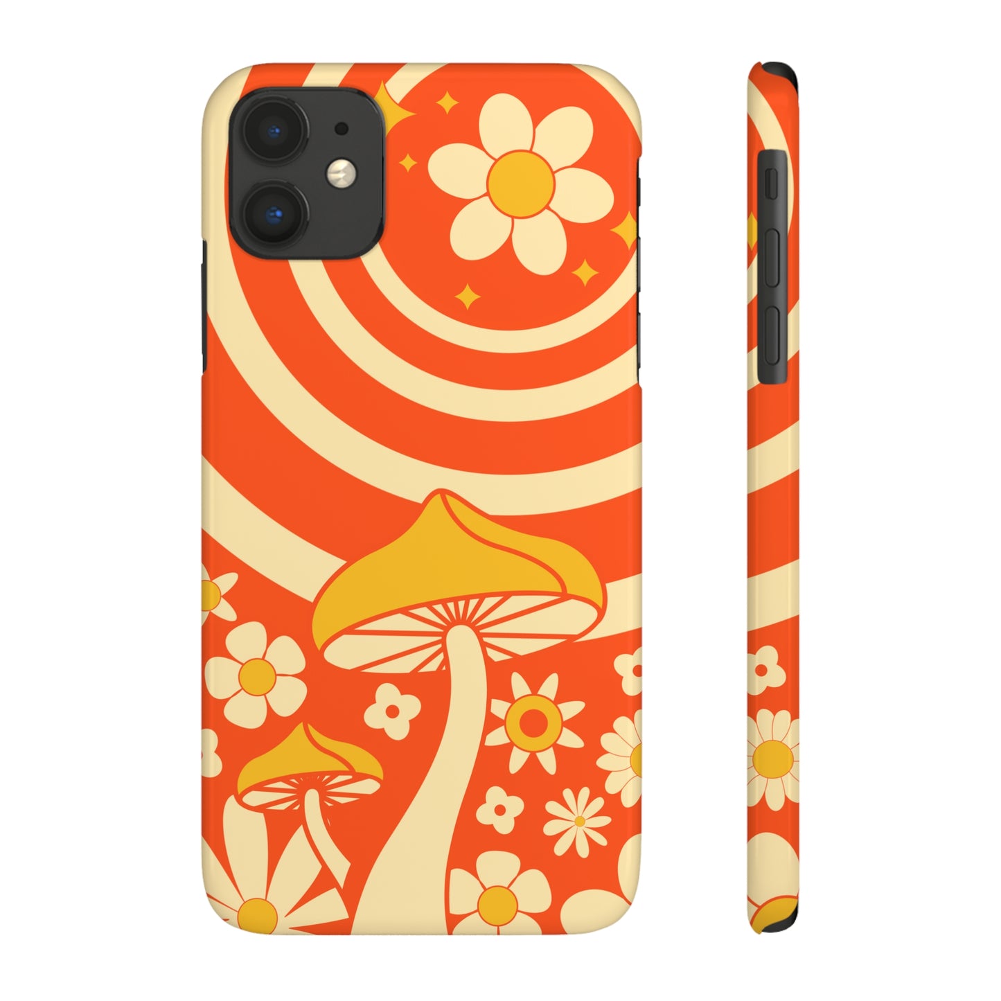 Retro Mushroom Phone Case (26 Phone Types)