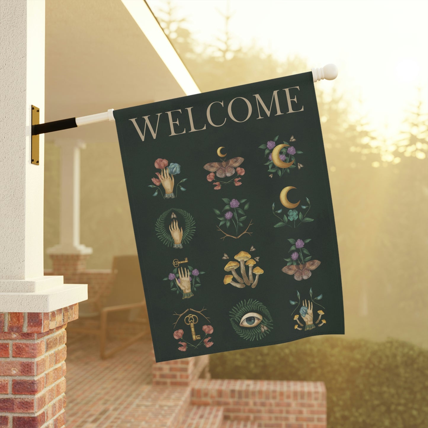 Garden Flag Divine House Sign