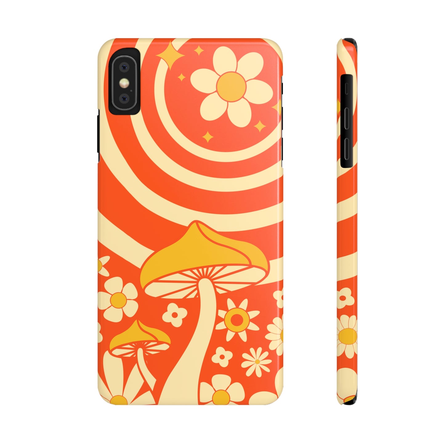 Retro Mushroom Phone Case (26 Phone Types)
