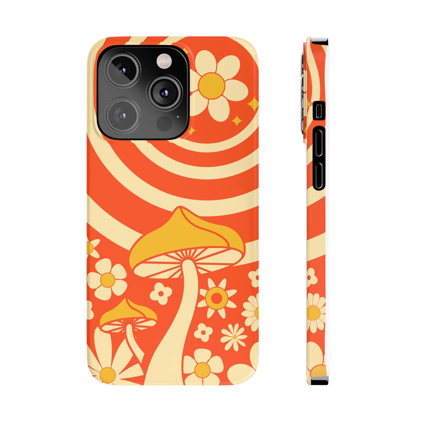 Retro Mushroom Phone Case (26 Phone Types)