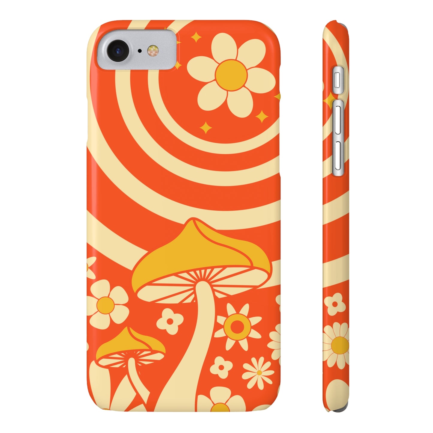 Retro Mushroom Phone Case (26 Phone Types)