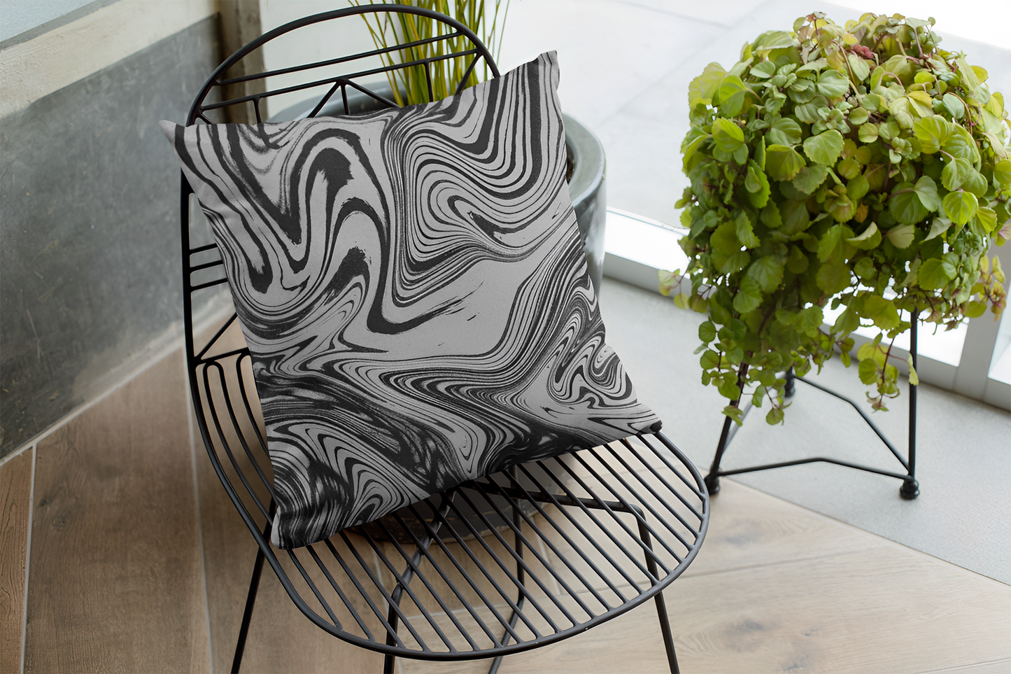 Groovy Monochrome Cover & Pillow (4 Sizes)