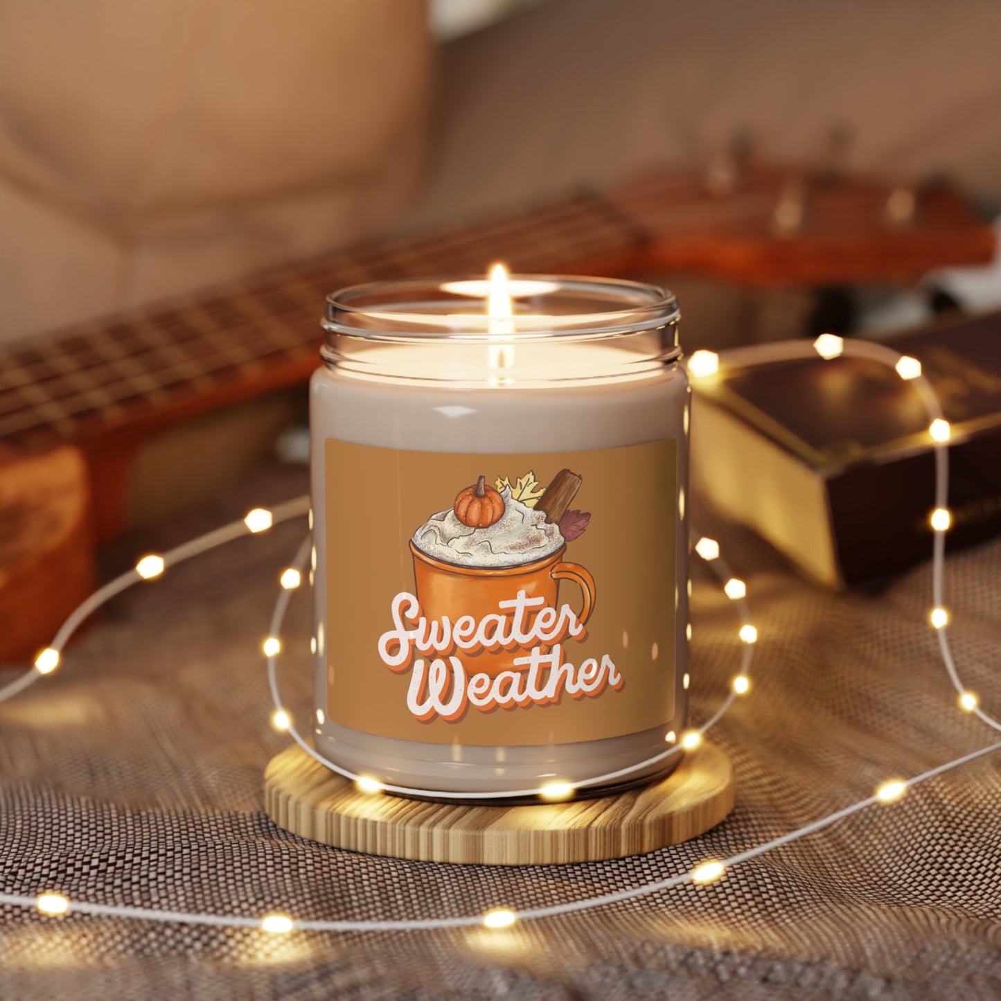 Sweater Weather Cinnamon Vanilla Soy Candle, 9oz