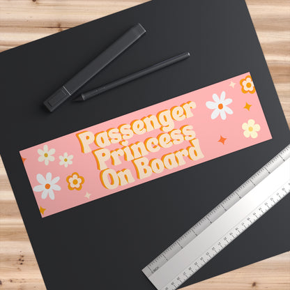 Passenger Princess Bumper Sticker