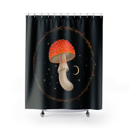 Mushy Moon Shower Curtain