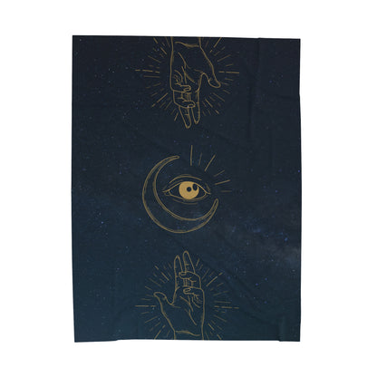Divine Moon Plush Blanket