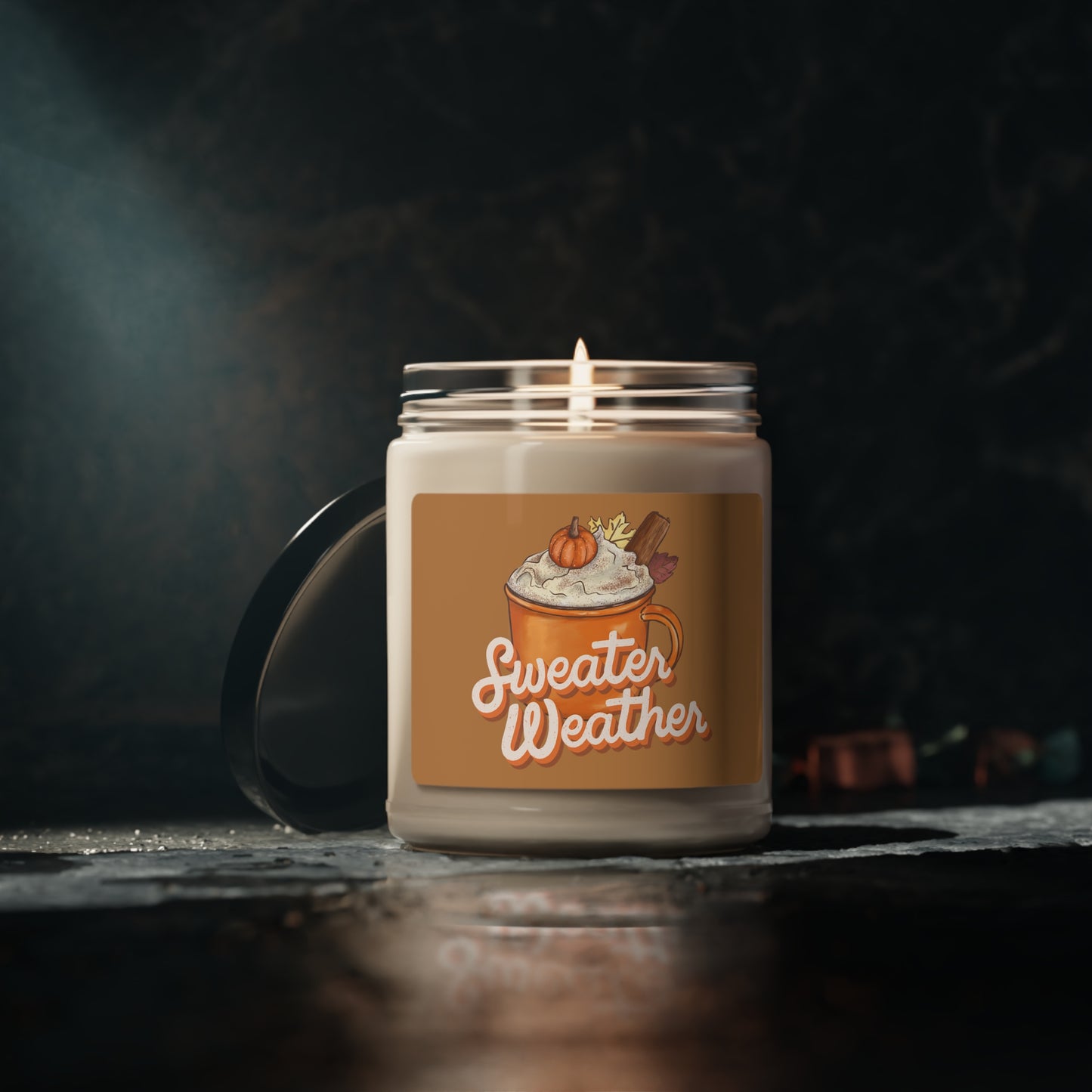 Sweater Weather Cinnamon Vanilla Soy Candle, 9oz