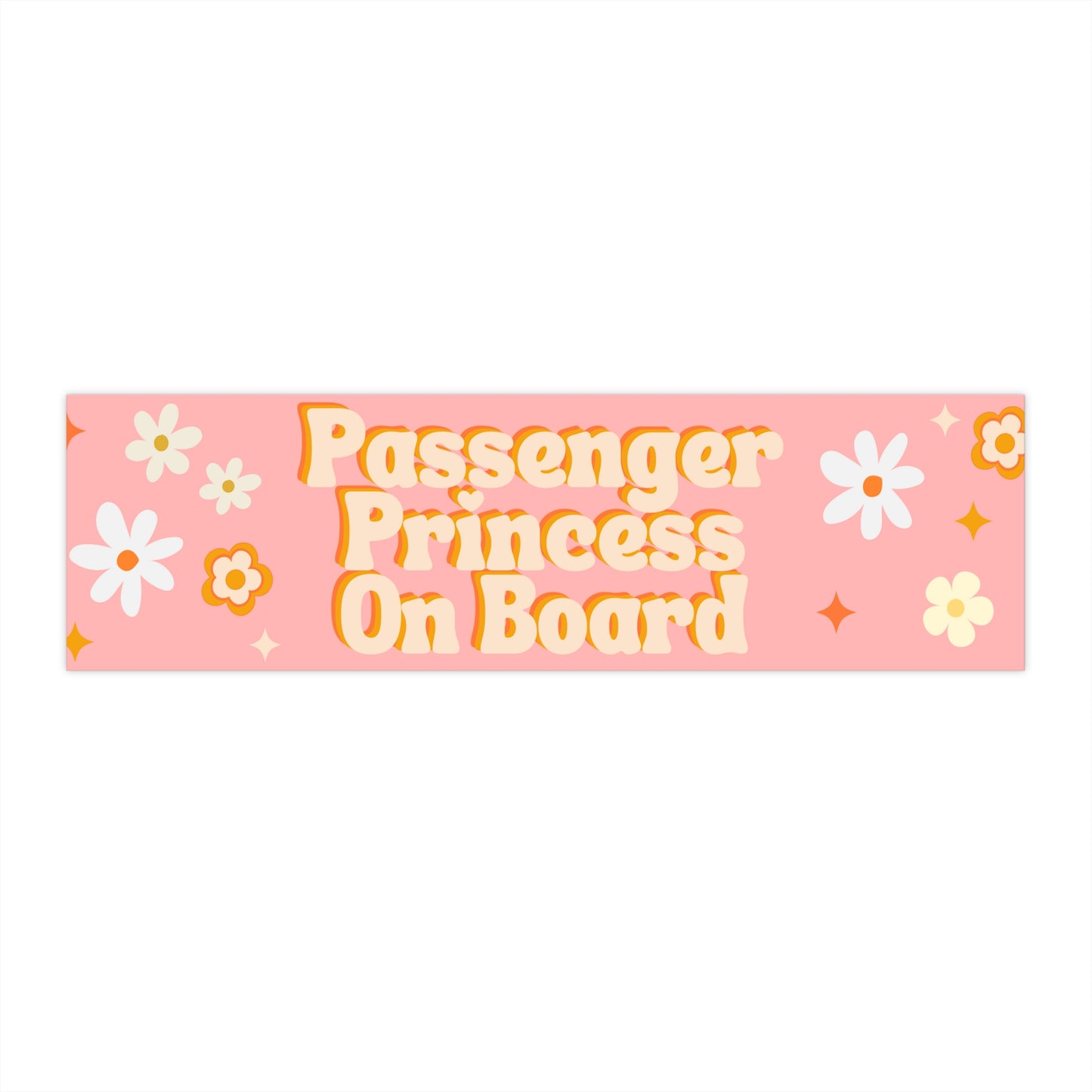 Passenger Princess Bumper Sticker – Black Lotus Design Shop